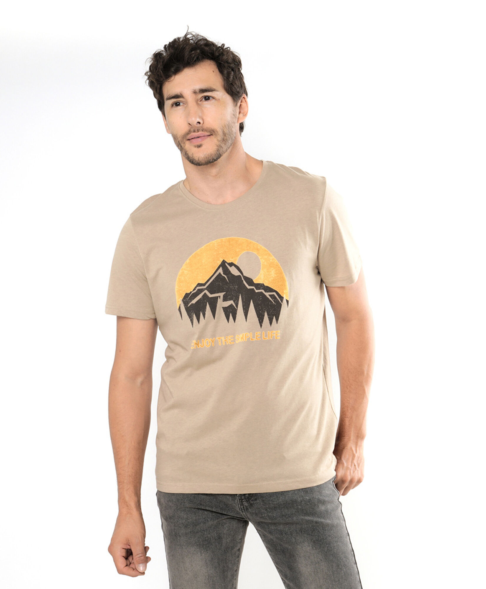 Polera hombre montaña Polera hombre montaña