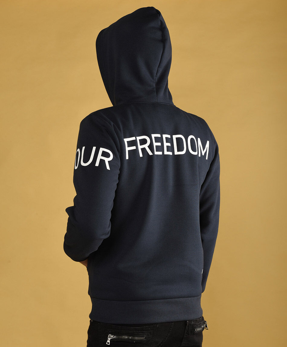 Poleron capucha  fashion