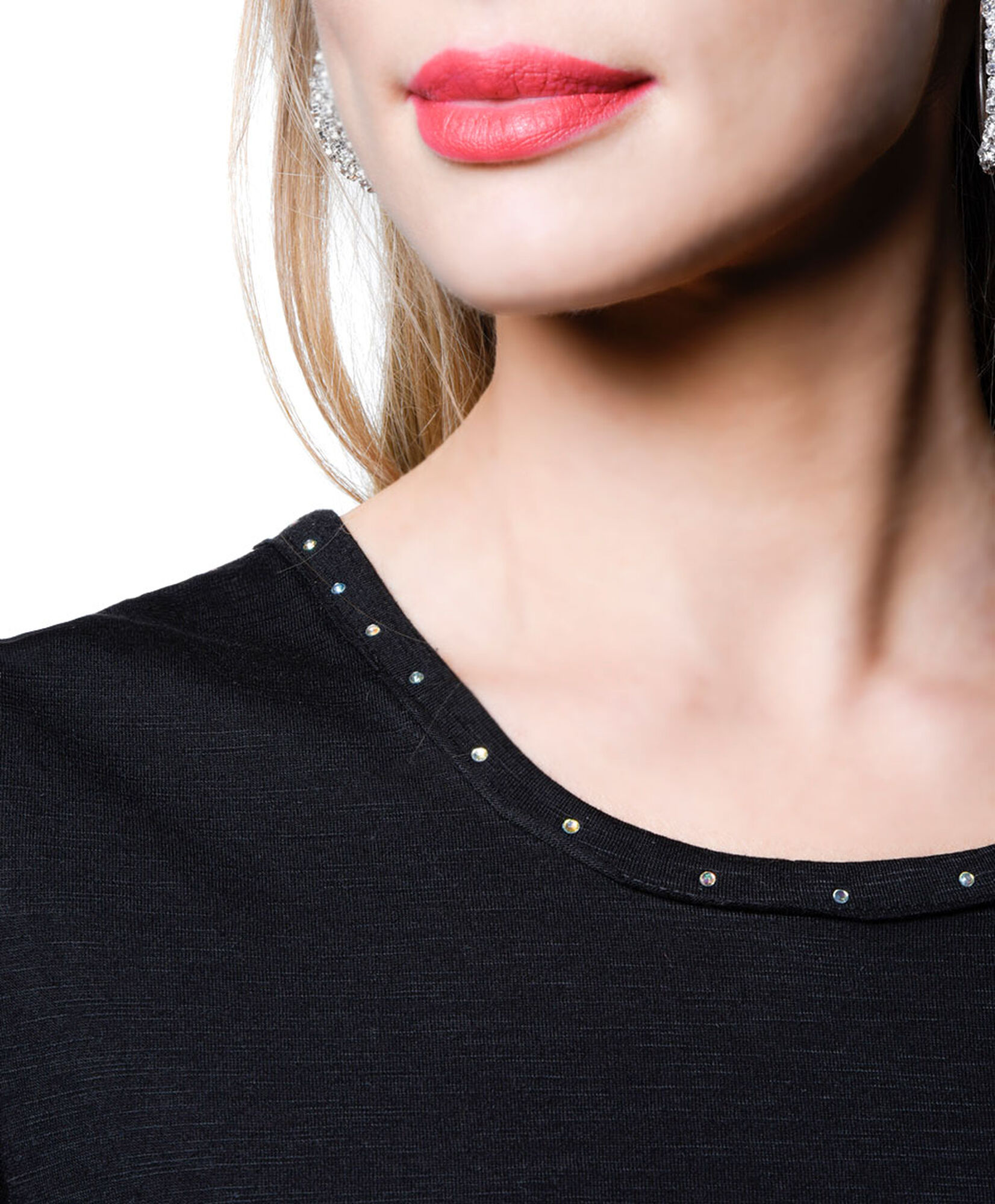 Polera aplicacion strass Polera aplicacion strass