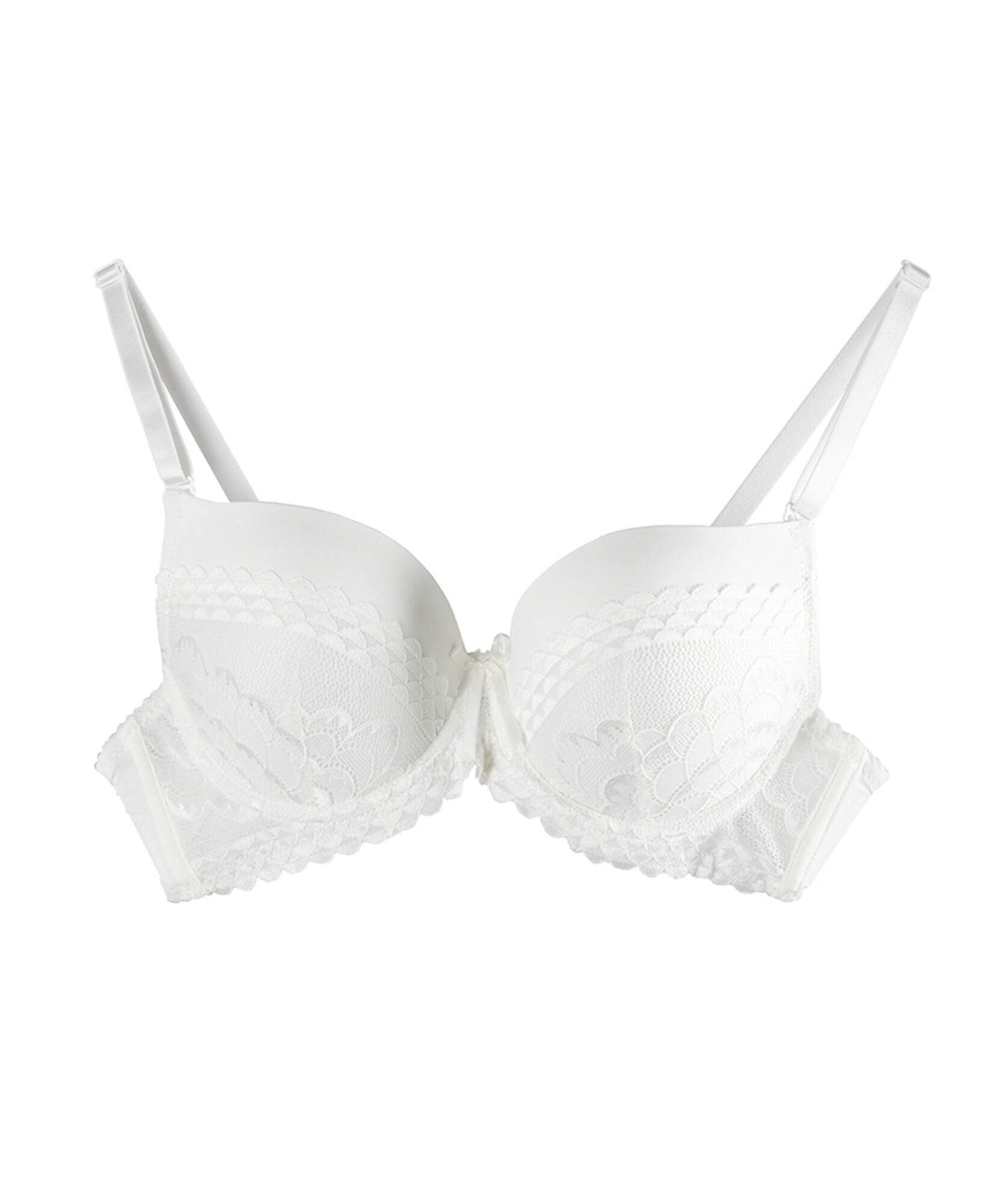 Sostén mujer liso mix push up escote en v Sostén mujer liso mix push up escote en v