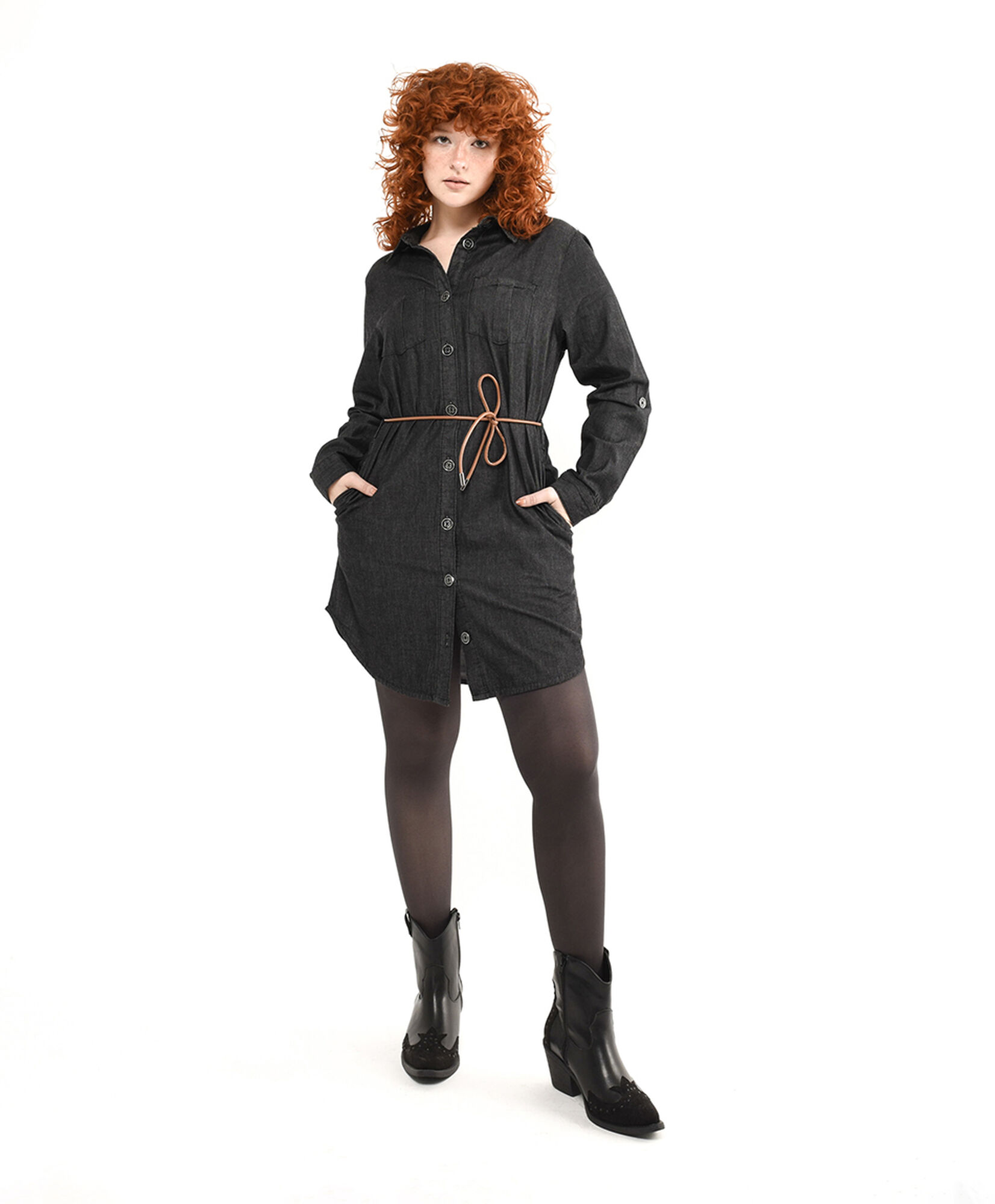 Blusa mujer denim extra larga Blusa mujer denim extra larga