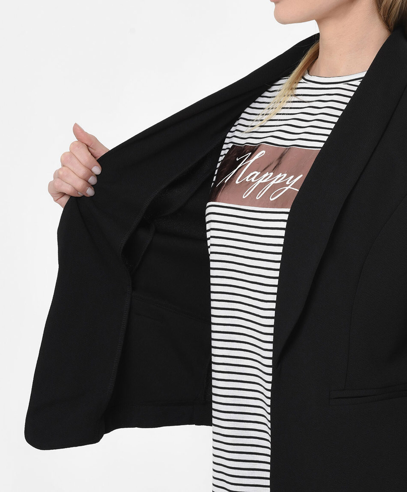 Chaqueta mujer abierta elasticada Chaqueta mujer abierta elasticada