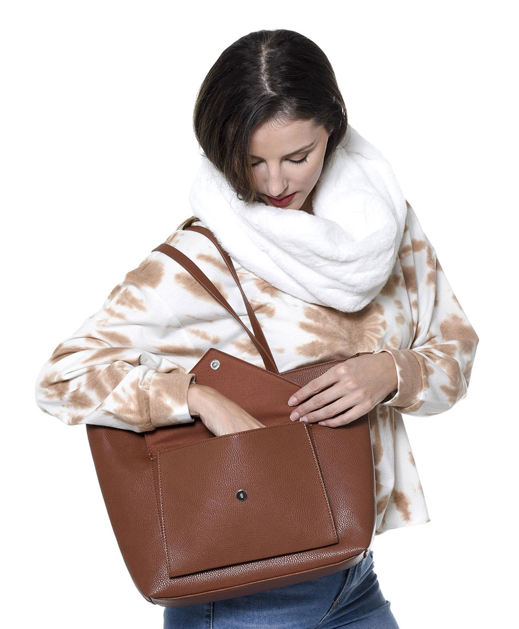 Bolso con bolsillo Bolso con bolsillo
