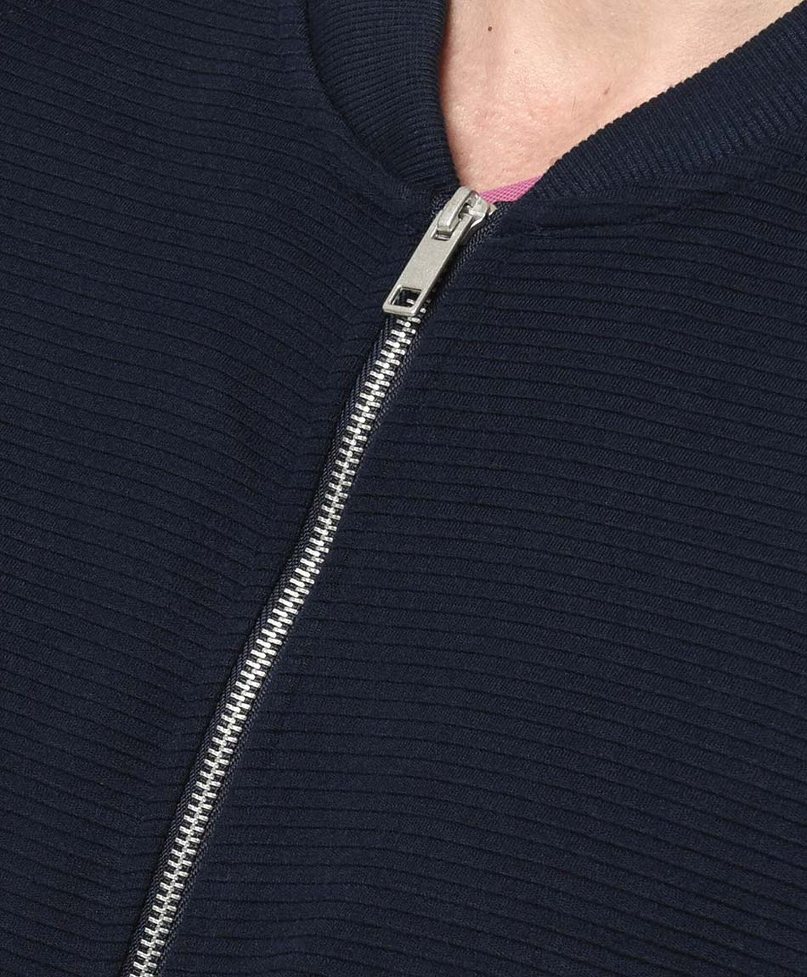 Chaqueta hombre jacquard azul oscuro Chaqueta hombre jacquard azul oscuro
