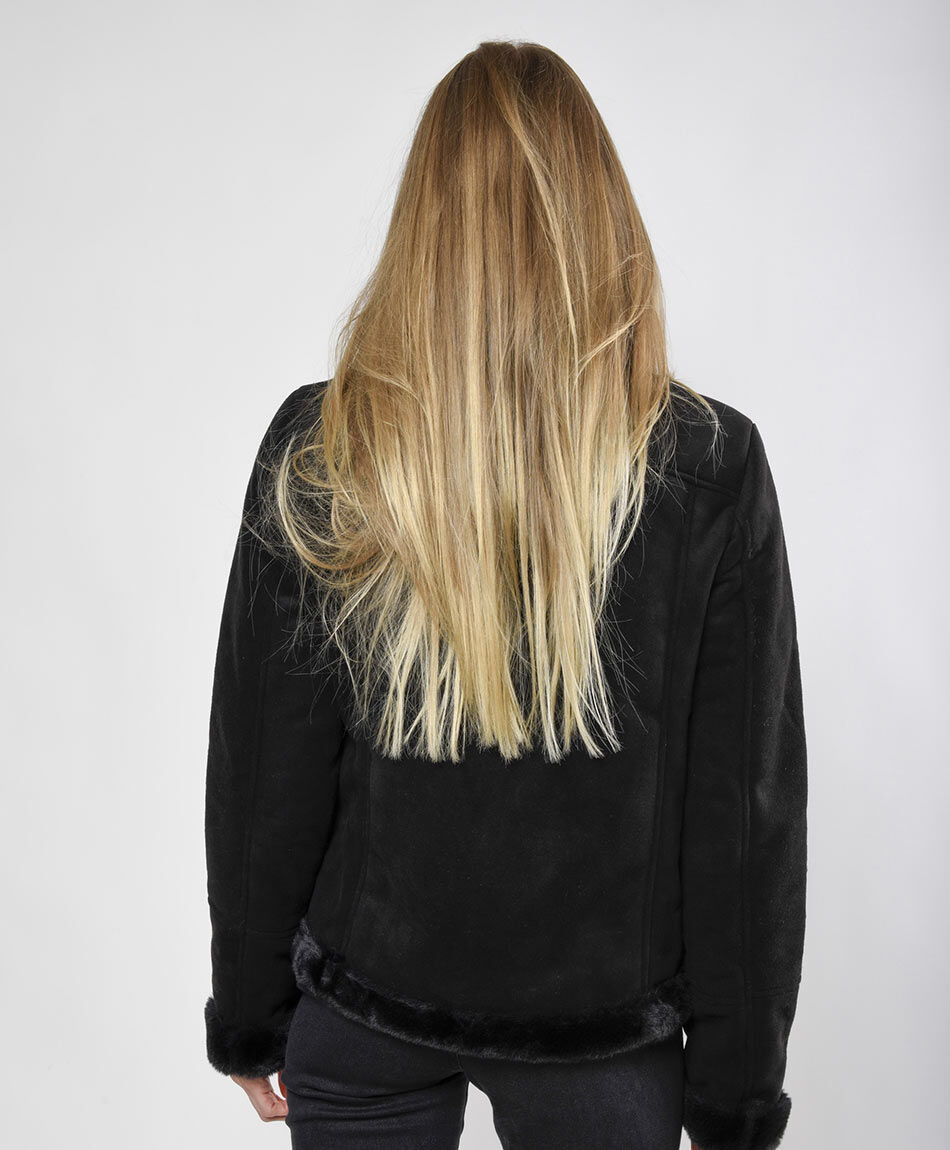 Chaqueta mujer velvet cruzada