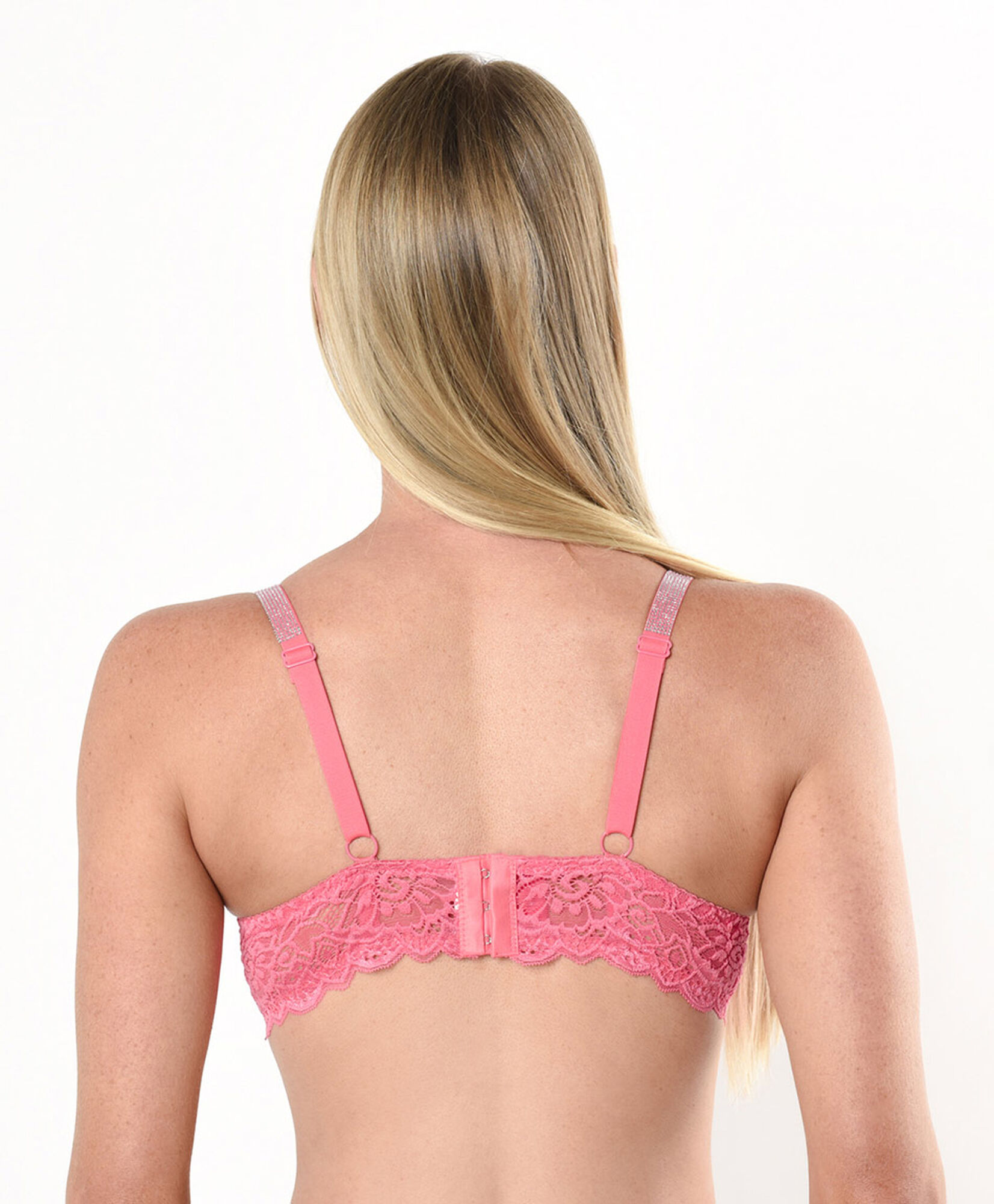 Sostén mujer push up encajes brillos Sostén mujer push up encajes brillos