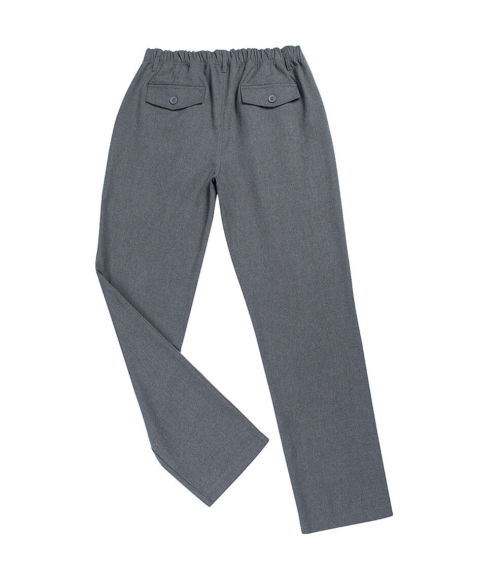 Pantal&oacute;n escolar clasico gris