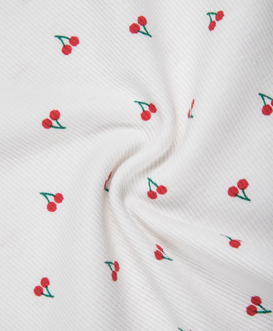 Polera ni&ntilde;a cerezas sin mangas