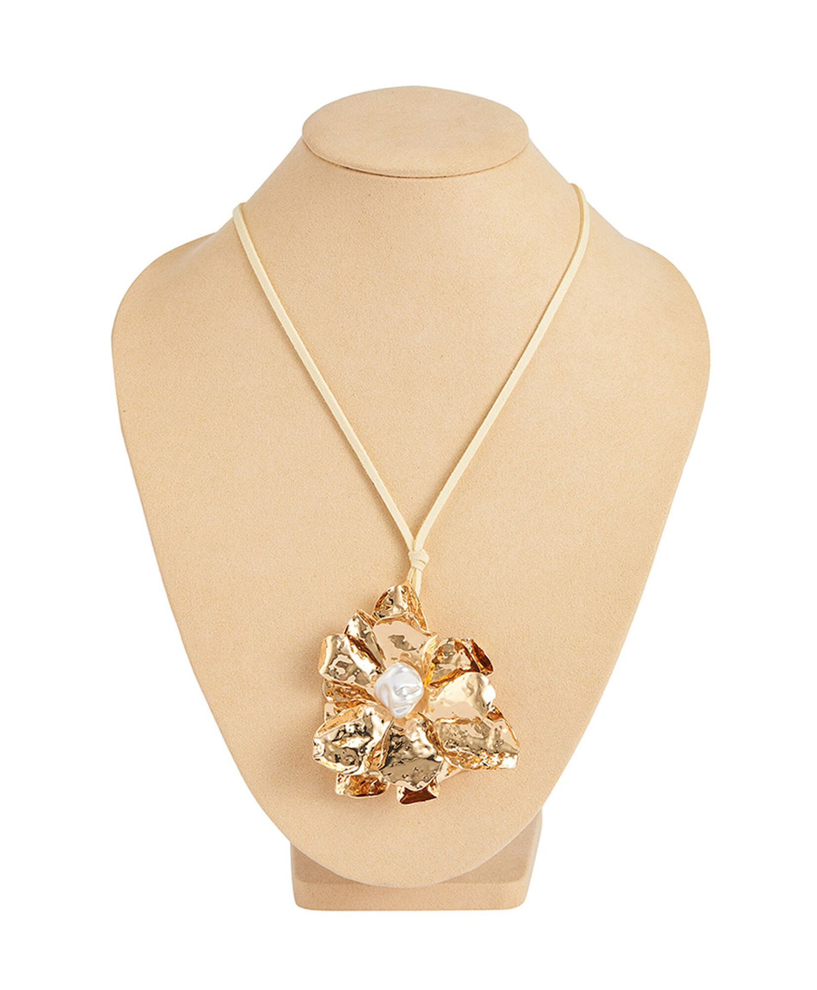 Collar mujer flor dorada Collar mujer flor dorada