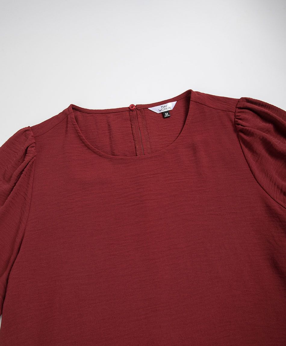 Blusa mujer manga globo