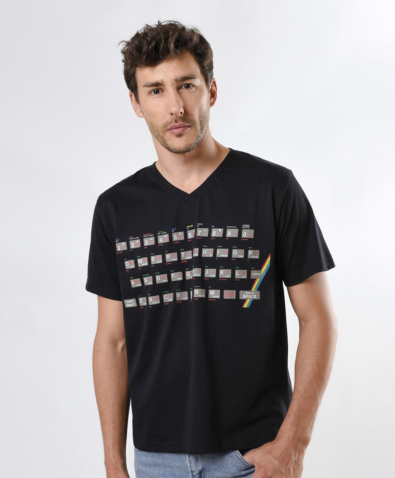 Polera hombre teclado Polera hombre teclado