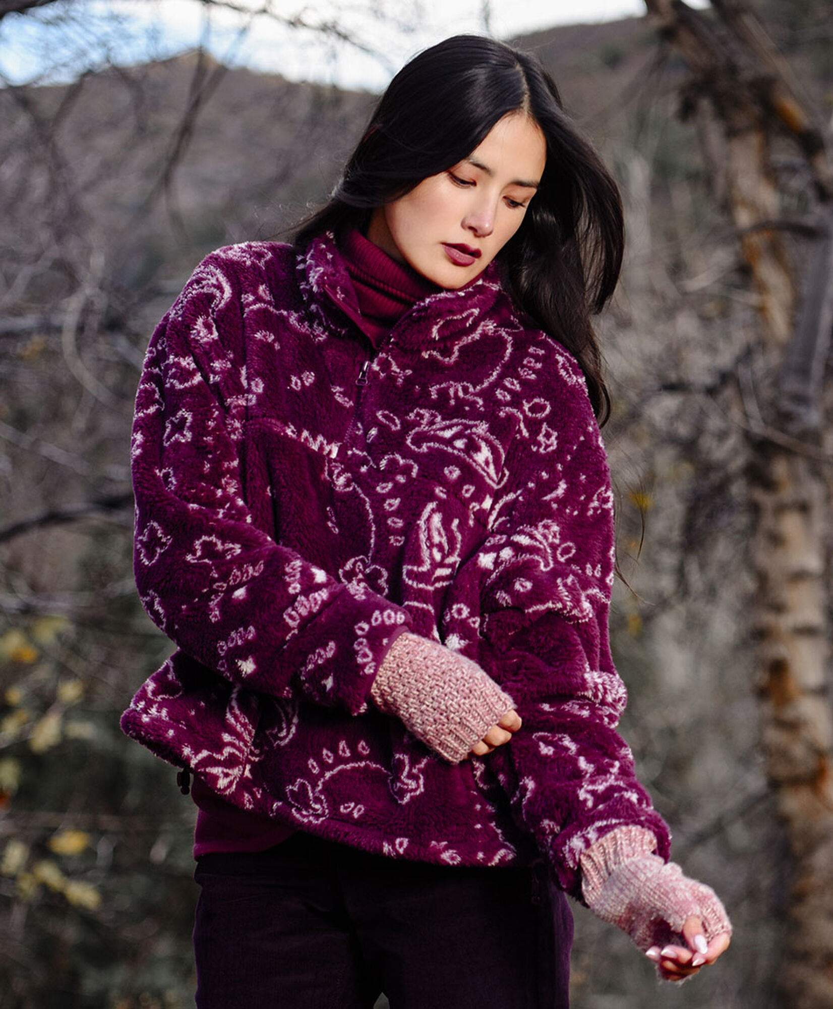Polar mujer print paisley Polar mujer print paisley