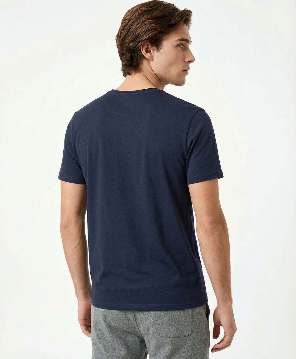 Polera hombre lisa manga corta