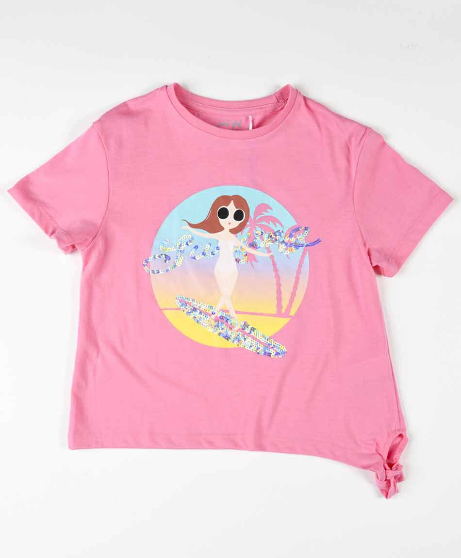 Polera niña surf