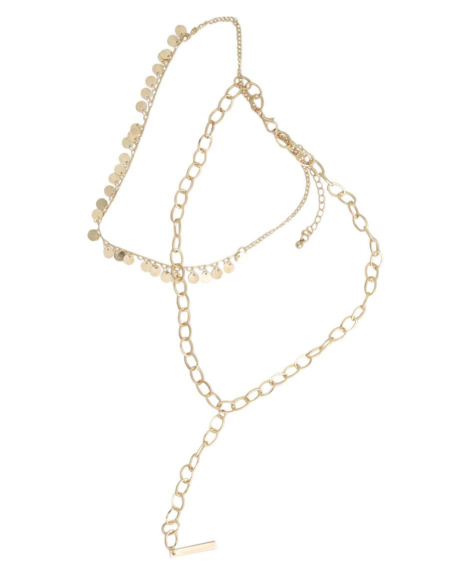 Collar doble c&iacute;rculos