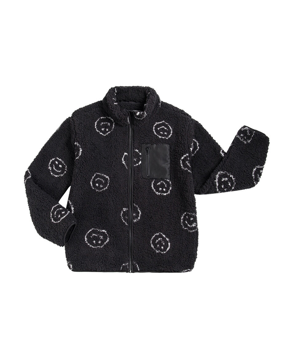 Poler&oacute;n ni&ntilde;a sherpas smile negro