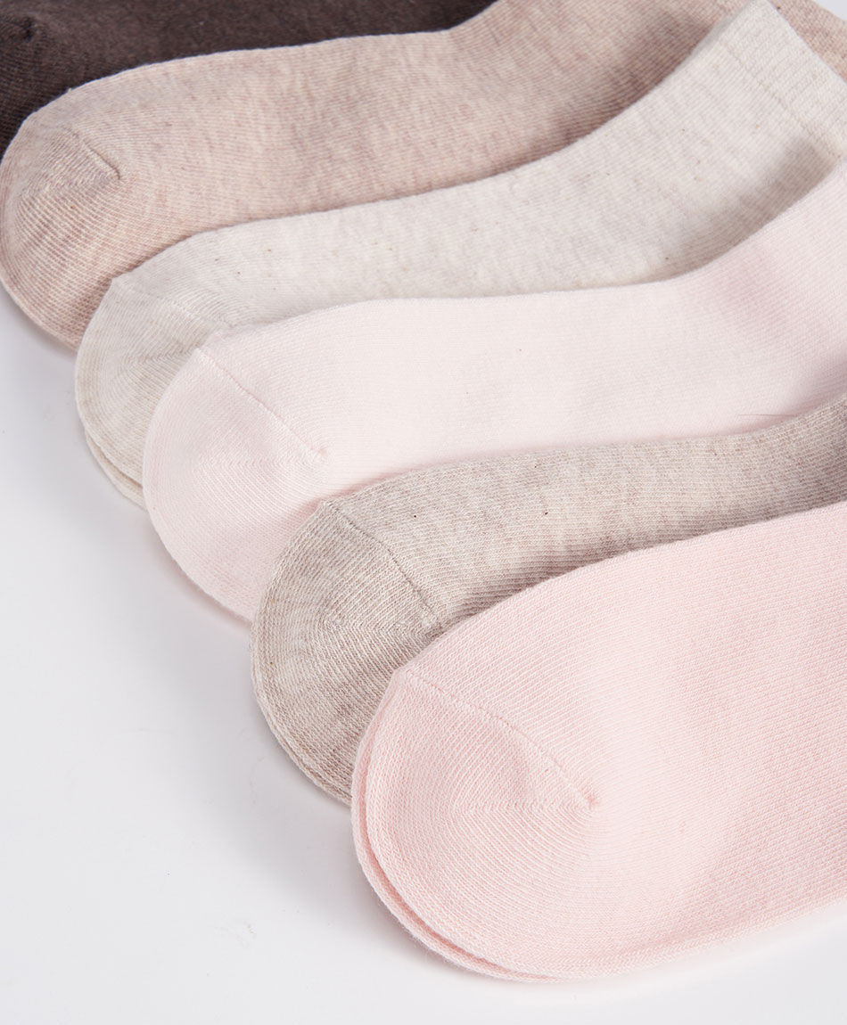 Pack 10 calcetines mujer melange colores
