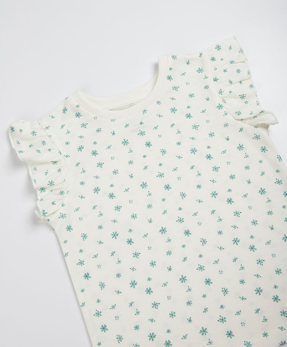 Polera beb&eacute; flores vuelos
