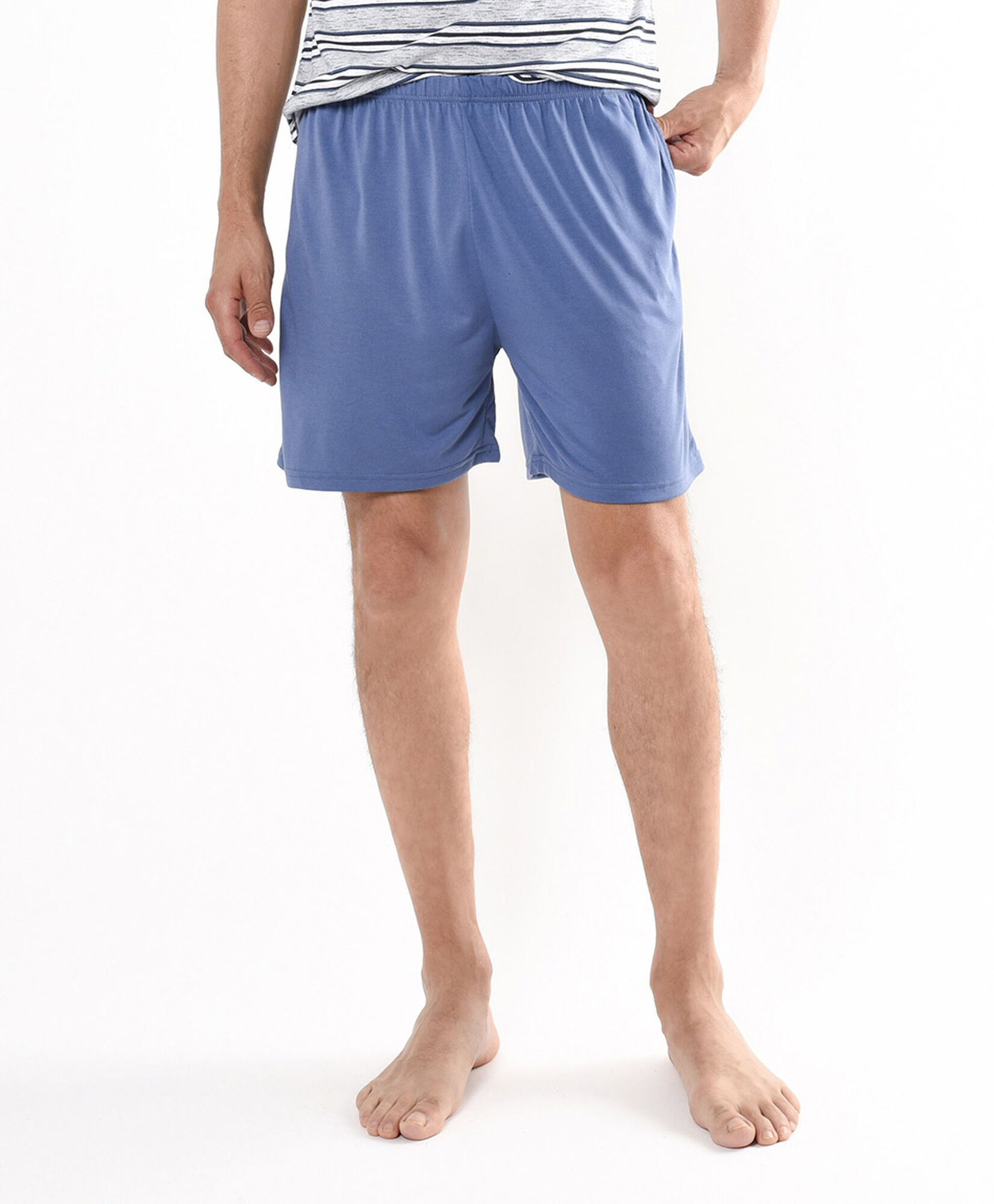 Pijama hombre líneas azul Pijama hombre líneas azul