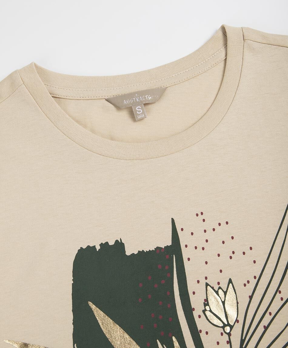 Polera mujer rama foil