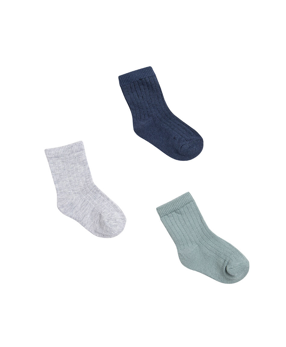 Pack 2 calcetines beb&eacute; colores