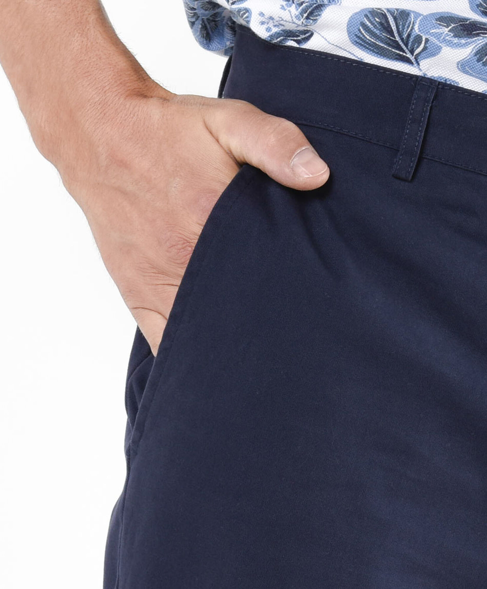 Pantalón hombre liso azul Pantalón hombre liso azul