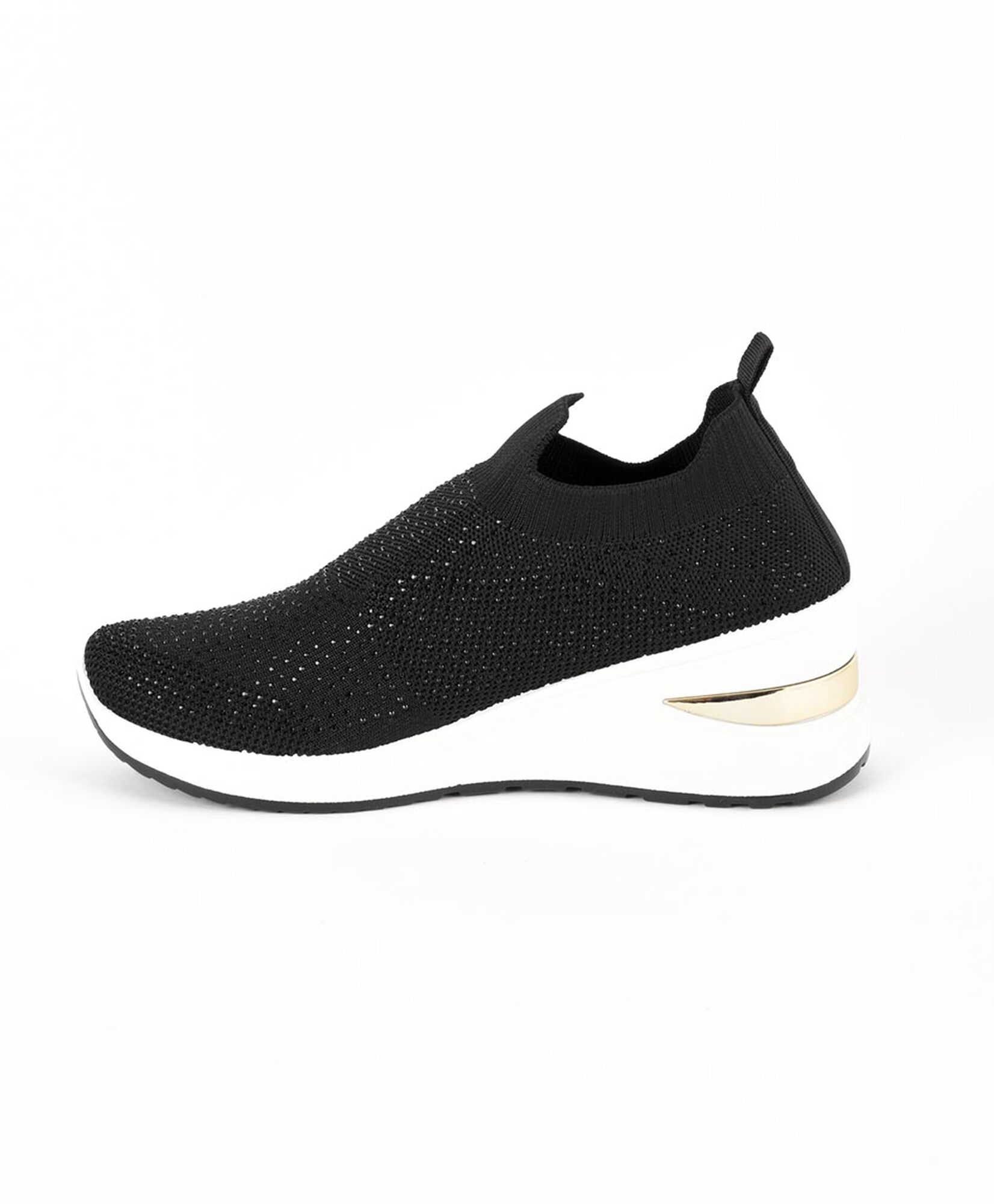 Calzado Deportivo Deportivas Negras Con Plataforma ZAPATILLAS