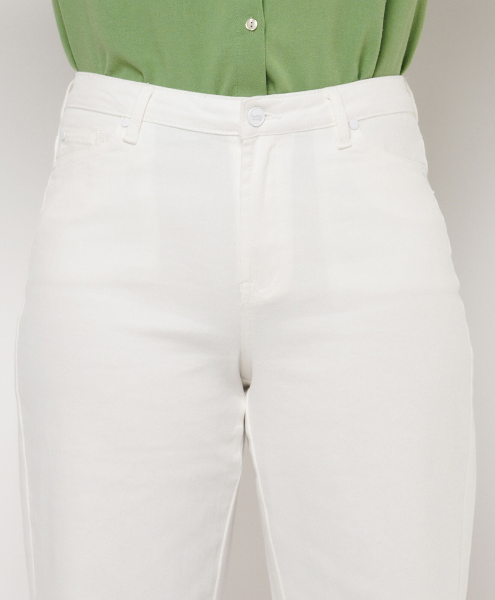 Jeans mujer liso blanco wide Jeans mujer liso blanco wide