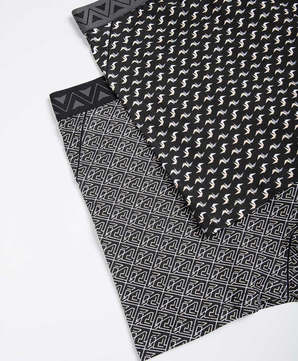 Pack 2 boxer hombre gris claro