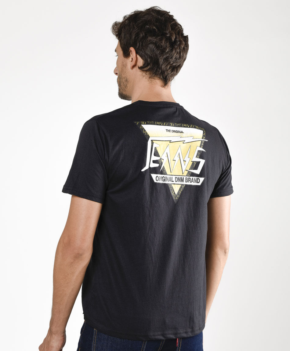 Polera manga corta cuello redondo