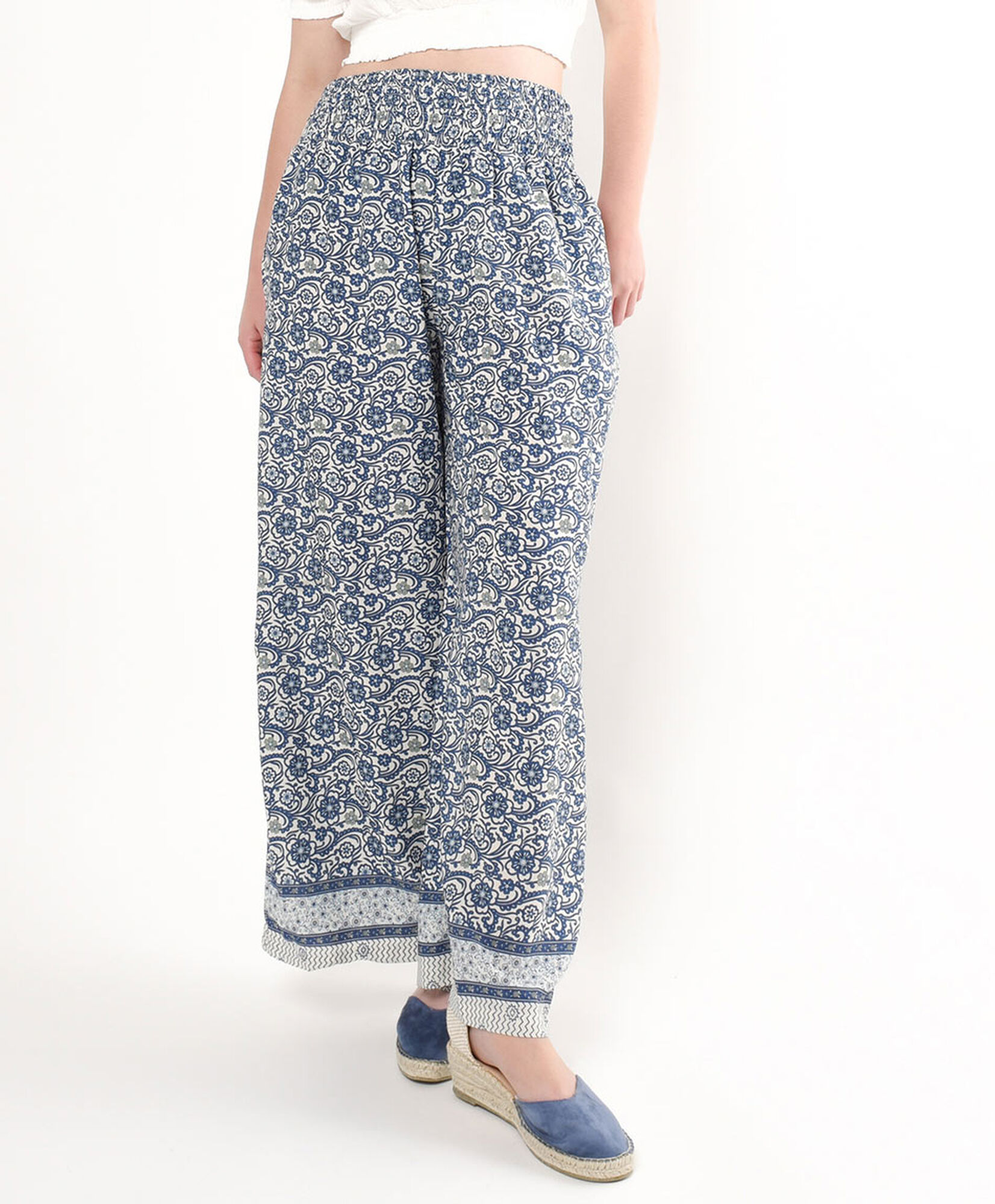 Pantalón mujer pretina elástico Pantalón mujer pretina elástico