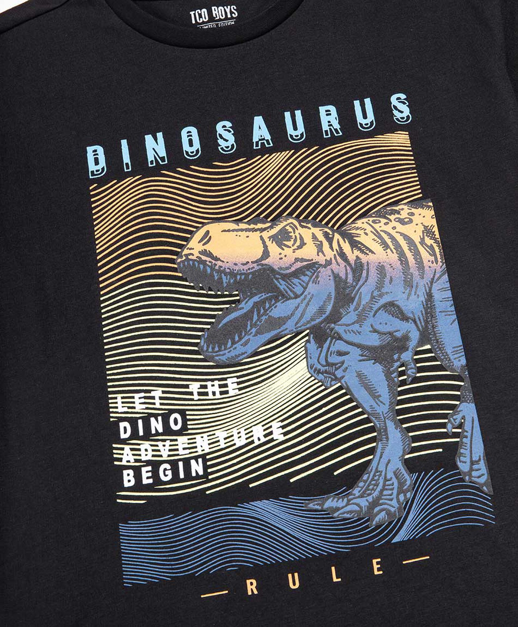 Polera niño dinosaurio Polera niño dinosaurio