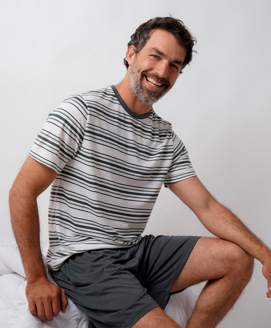 Pijama hombre rayas