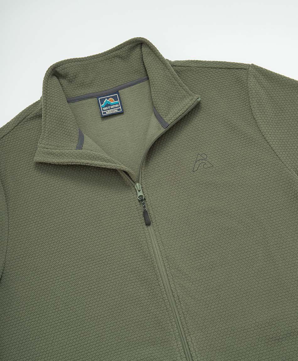 Poler&oacute;n hombre outdoor bolsillos cierres