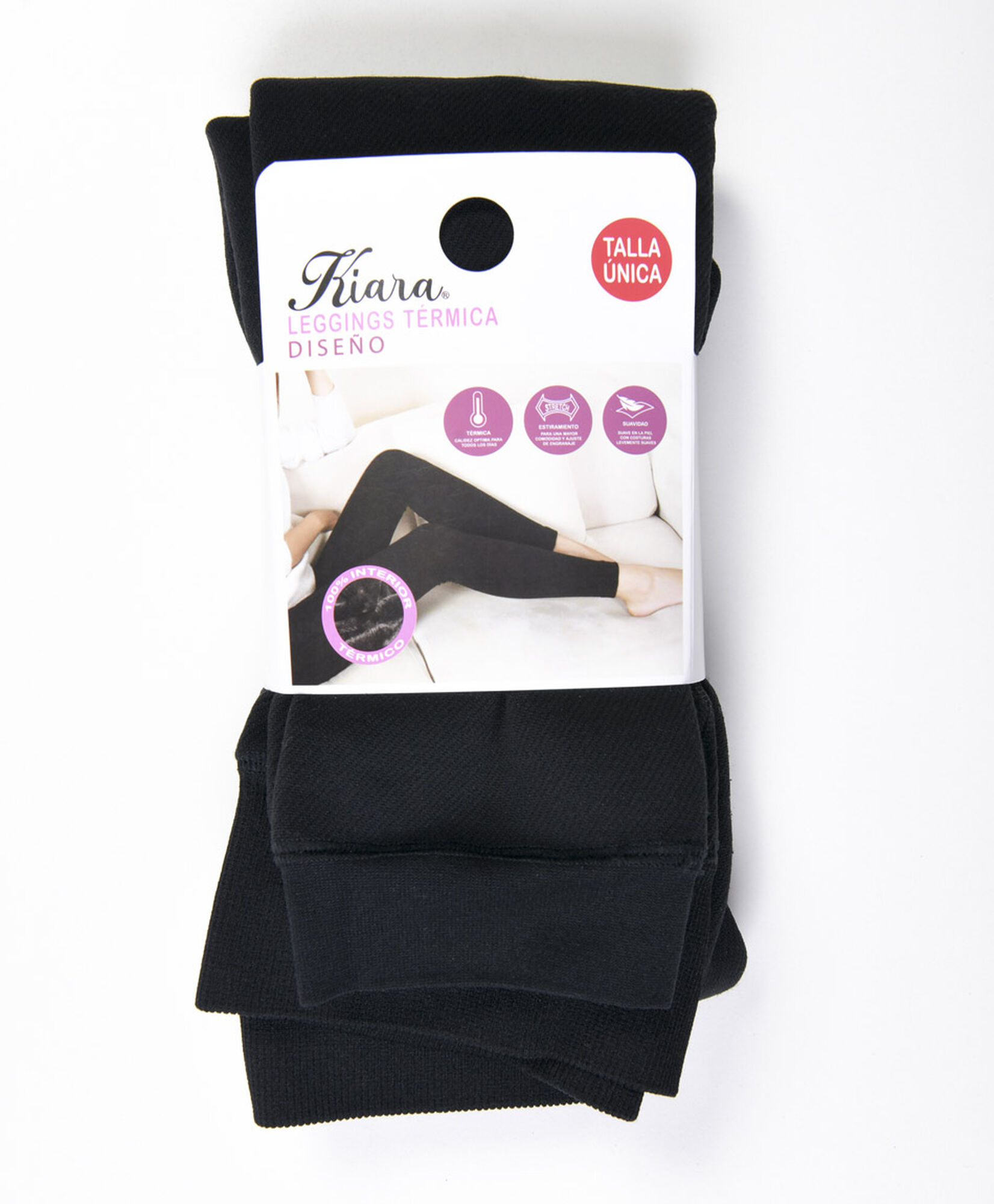 Panty leggins mujer térmica negra Panty leggins mujer térmica negra