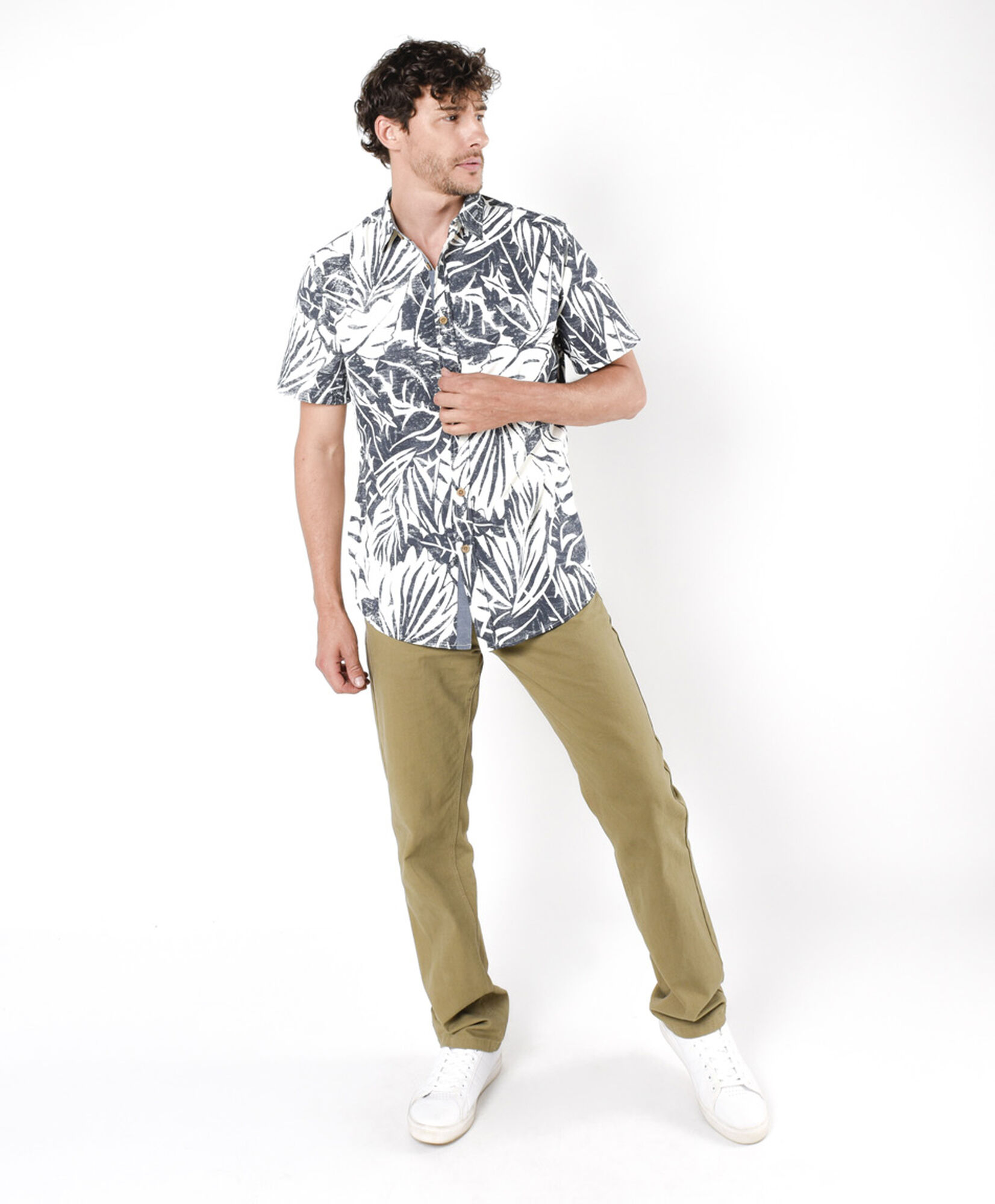 Camisa hombre hojas Camisa hombre hojas