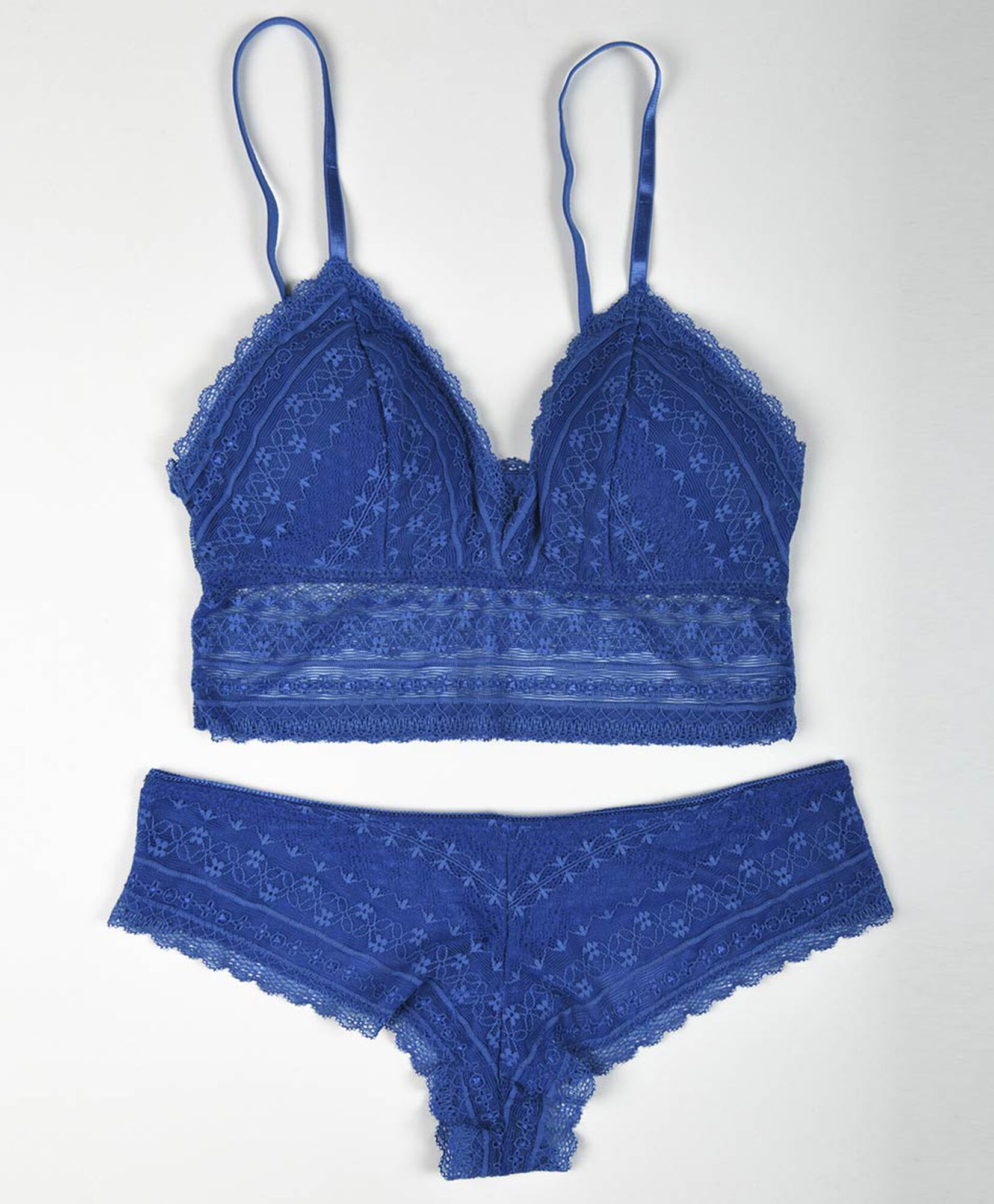Set bralette + culotte mujer encajes colores Set bralette + culotte mujer encajes colores