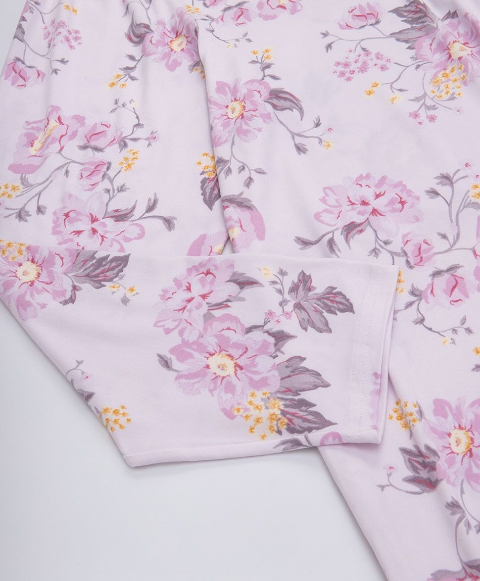 Camisa de dormir mujer floreada rosada