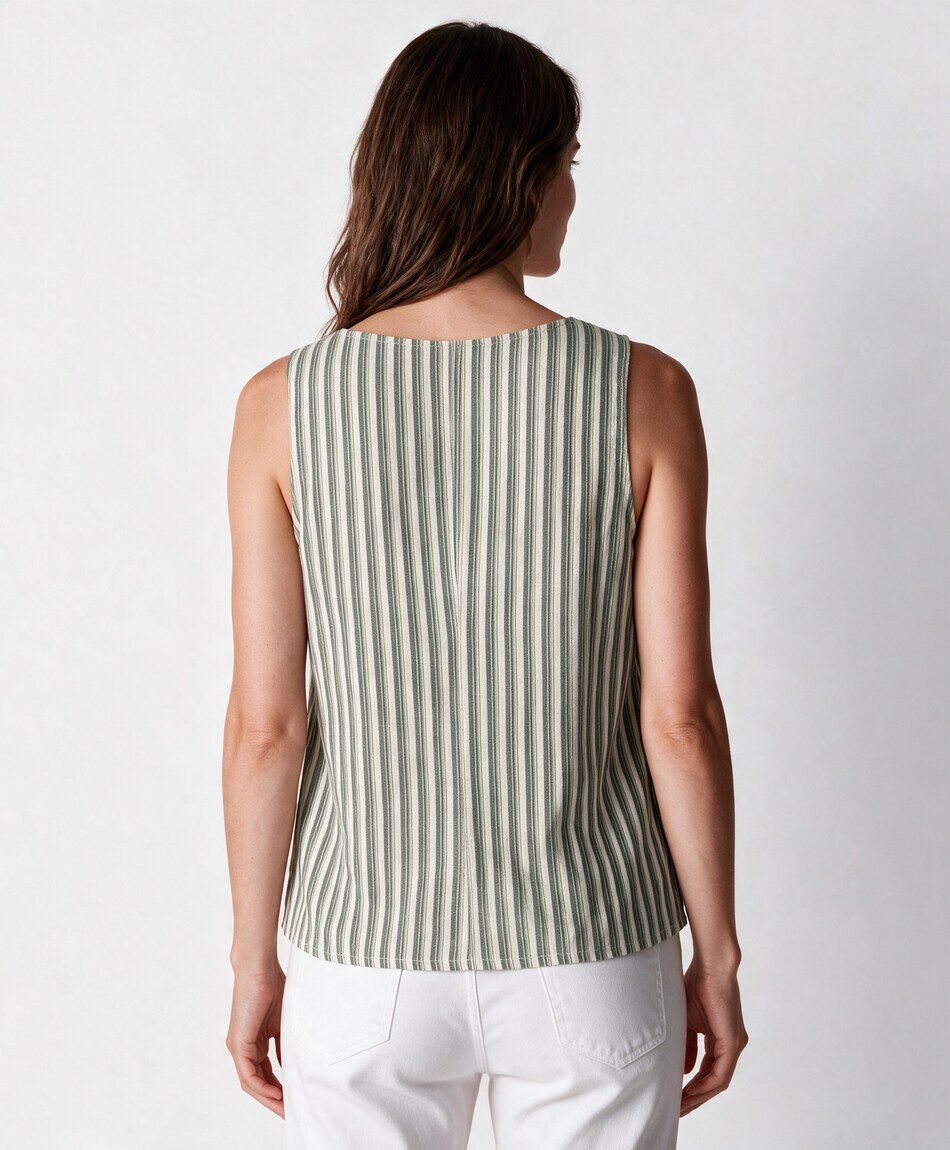 Blusa mujer vest l&iacute;neas