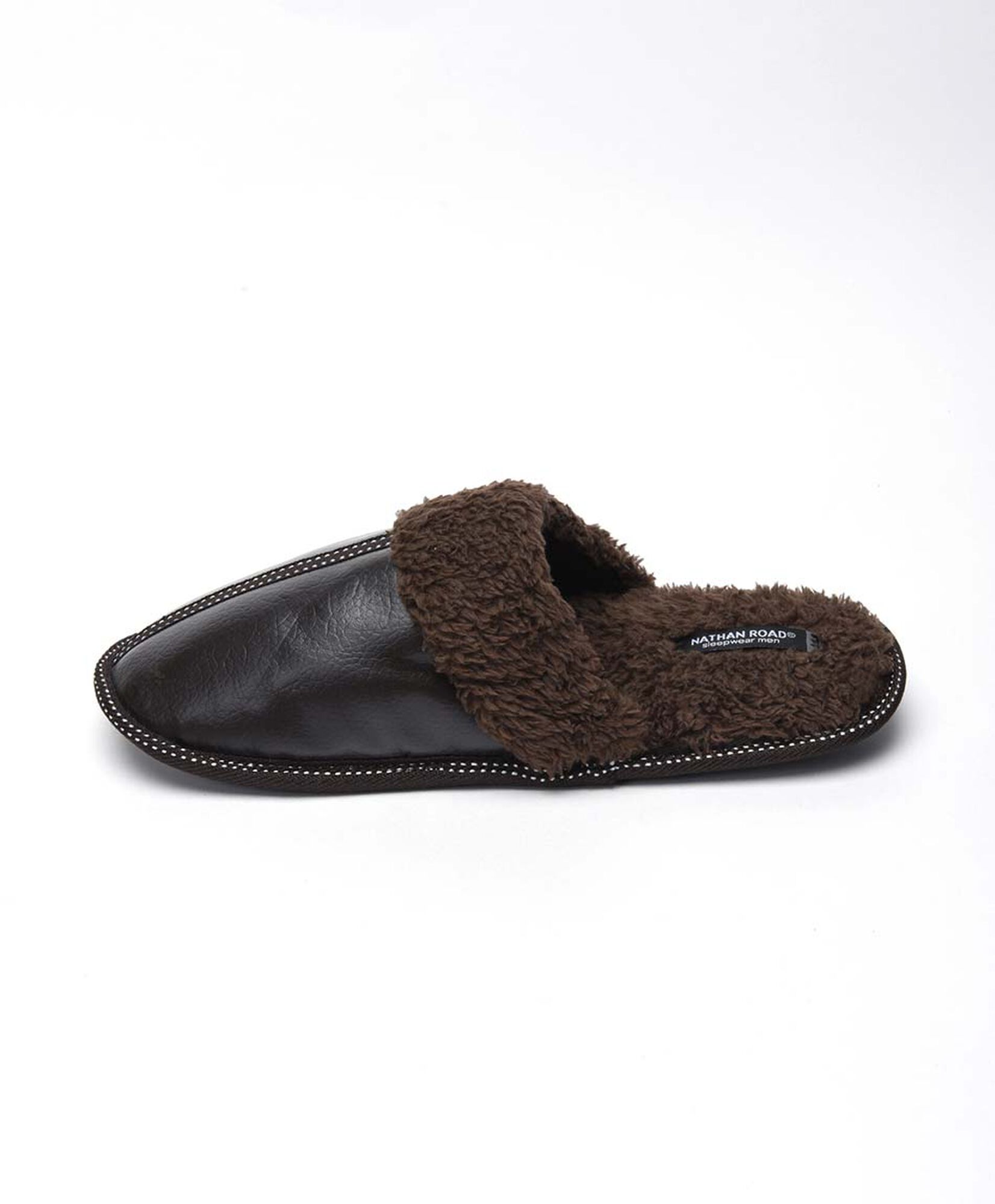 Pantufla hombre chiporro café Pantufla hombre chiporro café