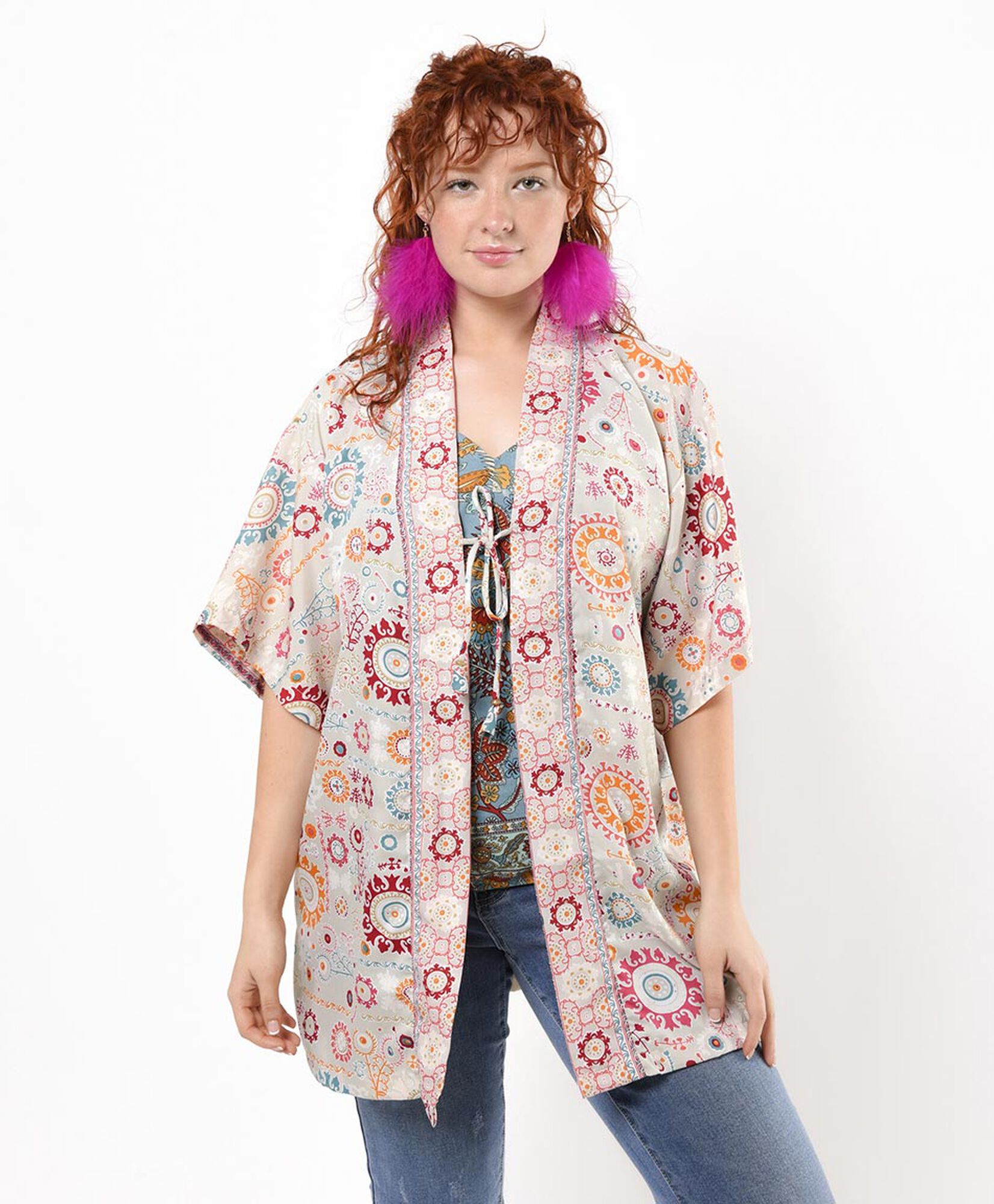Kimono mujer estampado soles Kimono mujer estampado soles