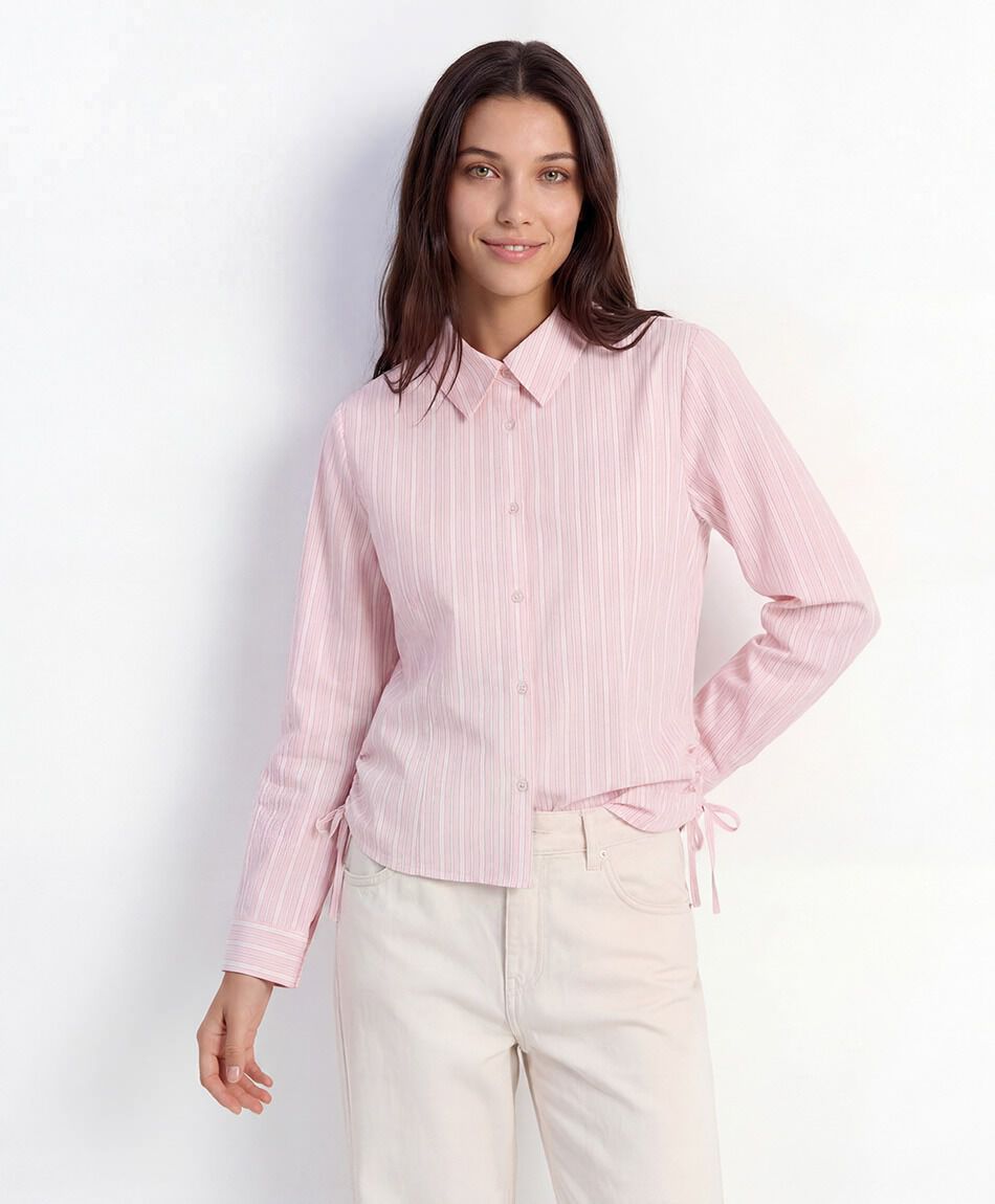 Blusa mujer l&iacute;neas recogida