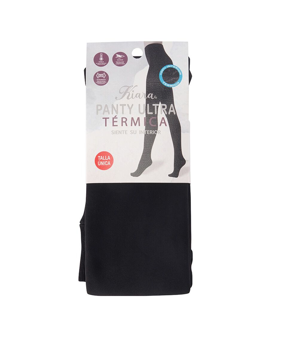 Panty mujer t&eacute;rmicas liso black