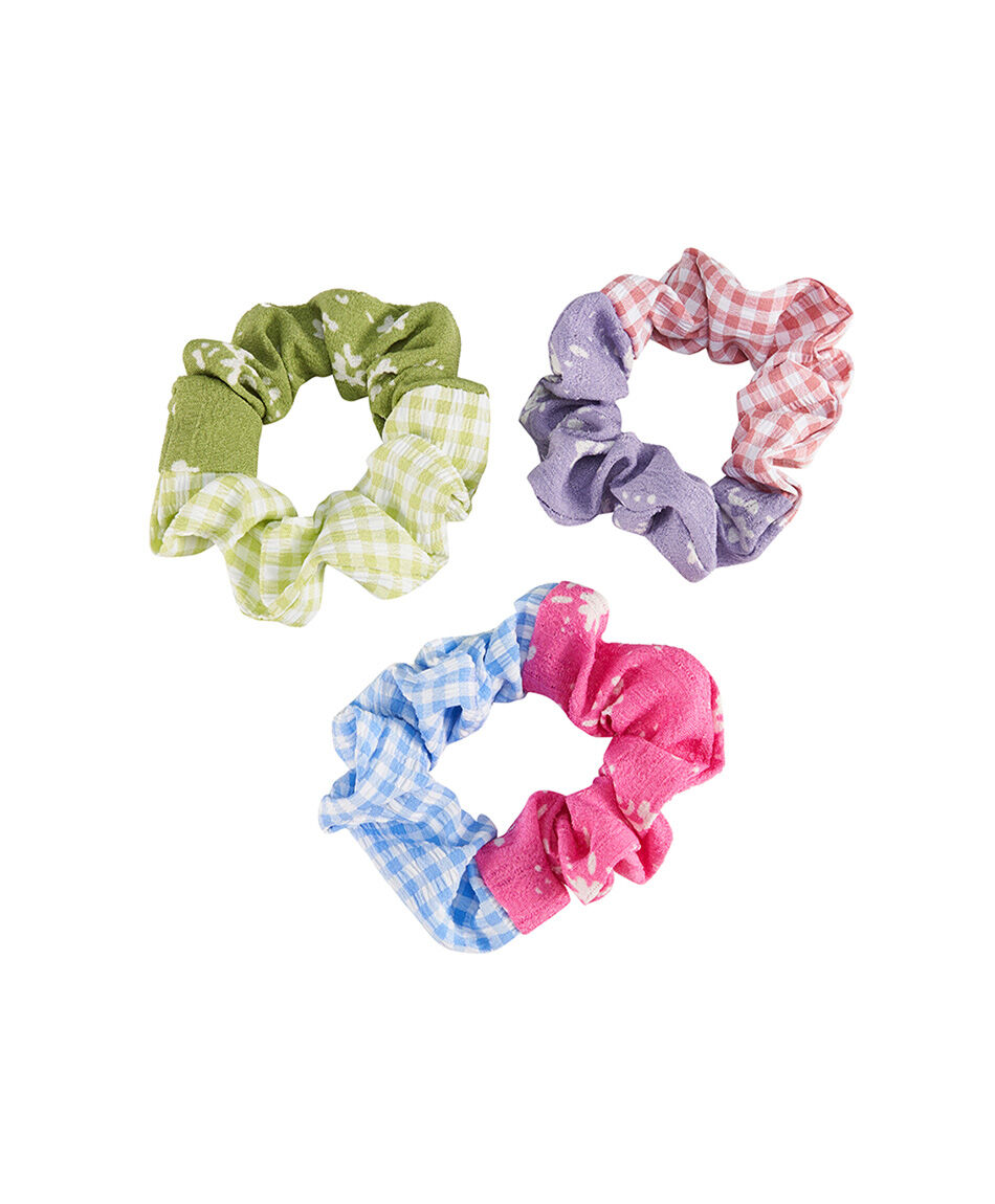 Set 3 scrunchies ni&ntilde;a