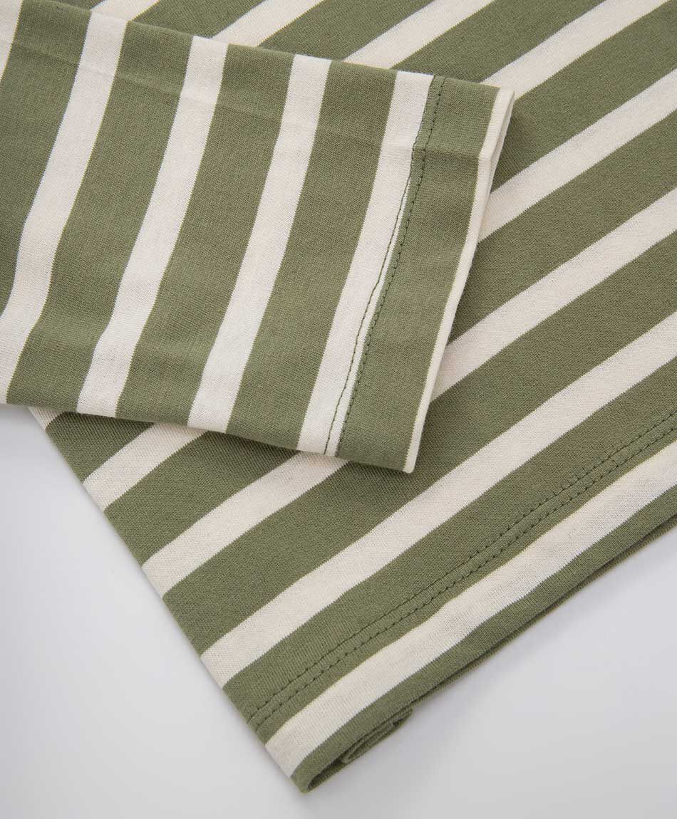 Polera mujer rayas bicolor