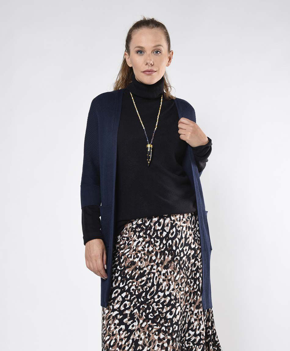 Cardigan mujer calado abierto