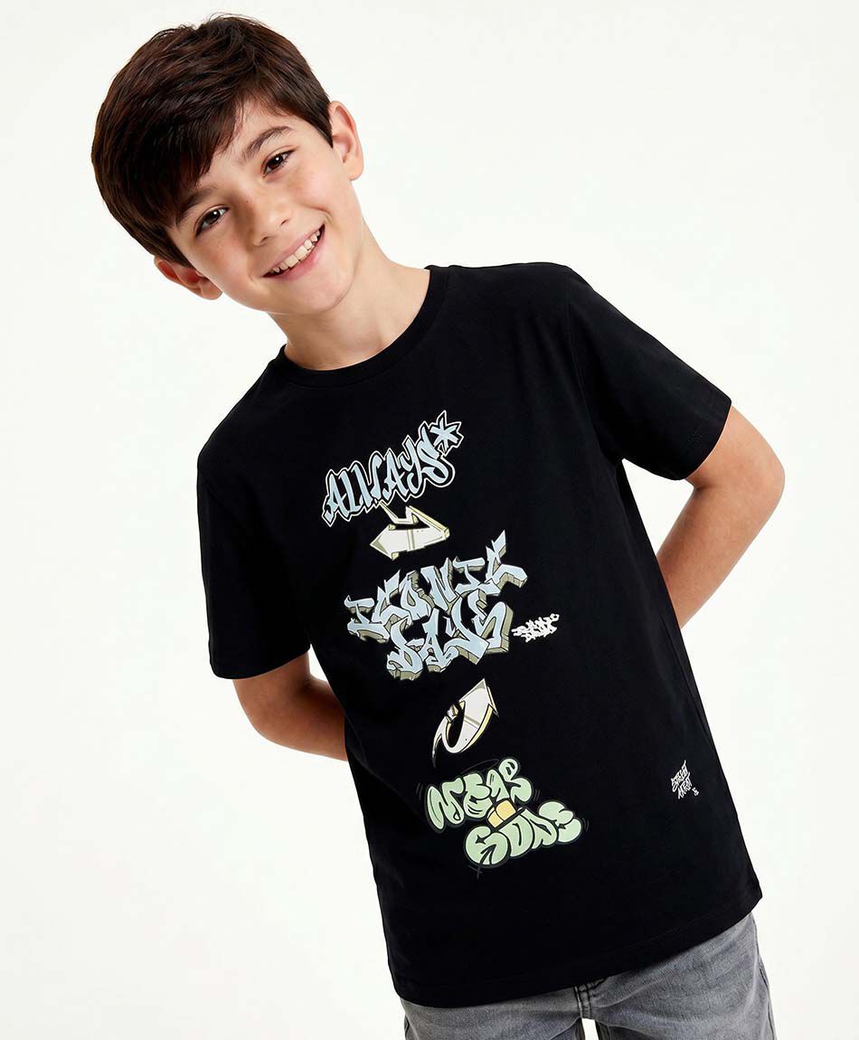 Polera ni&ntilde;o print