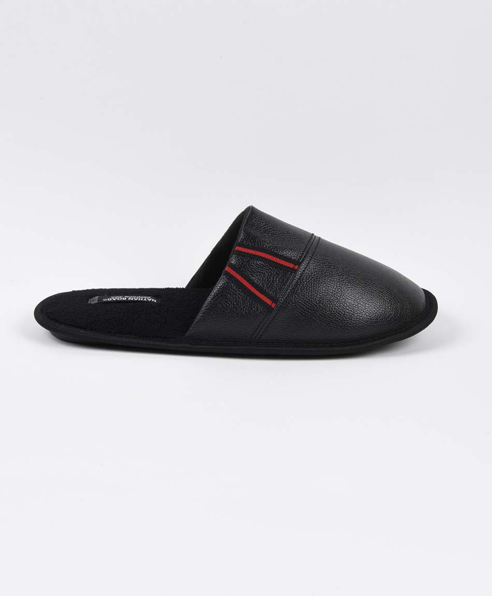 Pantufla hombre líneas rojas Pantufla hombre líneas rojas