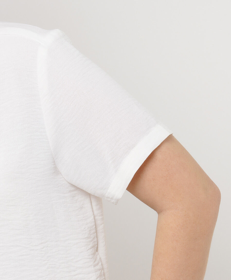 Blusa mujer lazo tirador