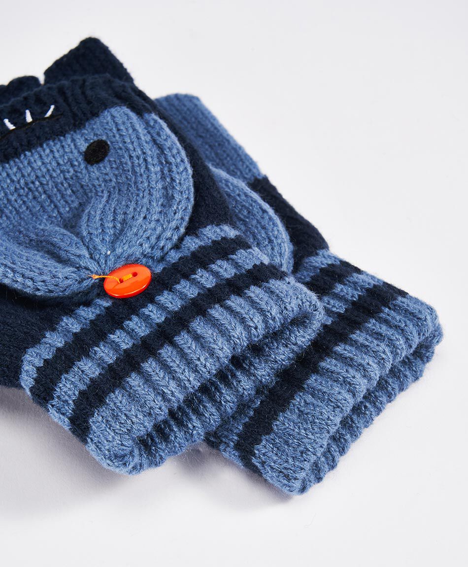 Guantes ni&ntilde;o moster azul